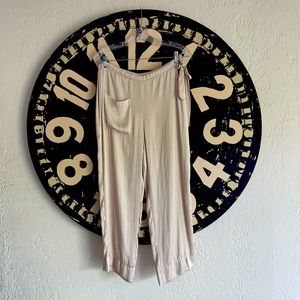 Silk Pant w/ Tie & Front Pocket